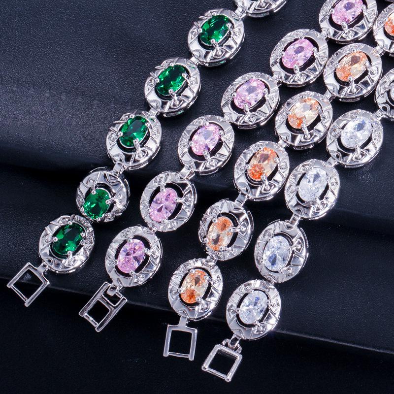 Zircon Bracelet, Female Birthday Gift, Crystal Bracelet, Jewelry.