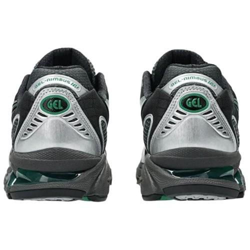 Asics GEL Nimbus 10.1 Running Shoes Unisex Black Silver Green - 1203A543-022