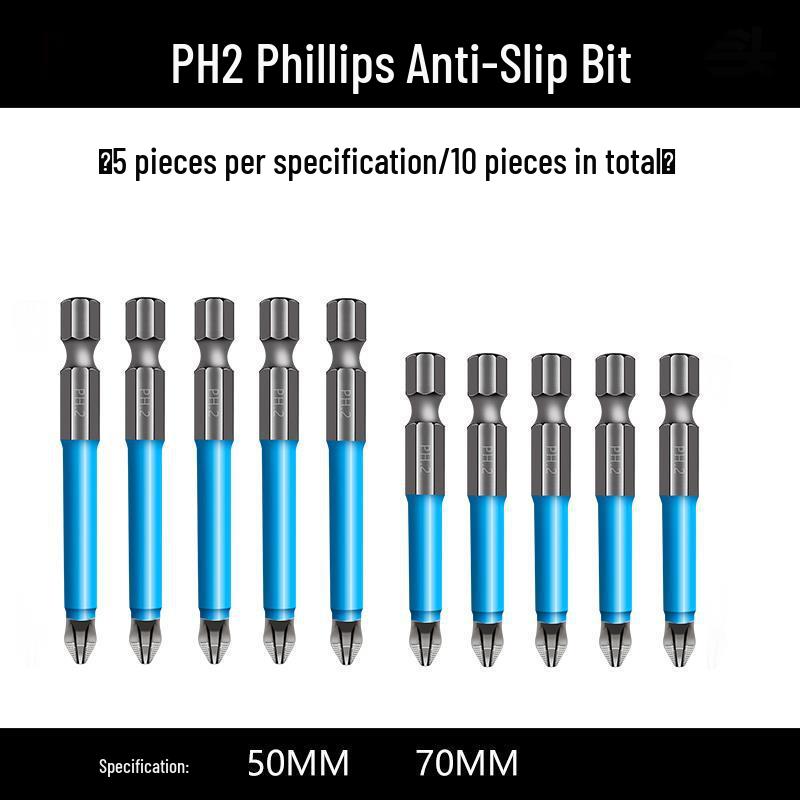 Premium Magnetisches Anti-Rutsch Elektro-Schraubendreher-Set mit Superharten Bits & Leistungsstarkem Magnetring