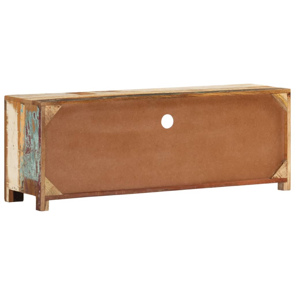 Vidaxl Szafka Pod Telewizor, 110X30X40 Cm, Lite Drewno Z Odzysku