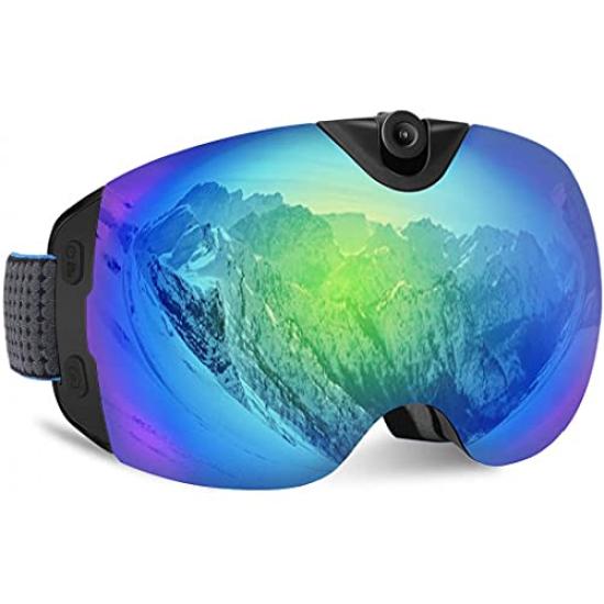 

OhO sunshine 4K Умные горнолыжные очки и сноубордические очки для мужчин и женщин Wi-Fi, Камера, Антизапотевание