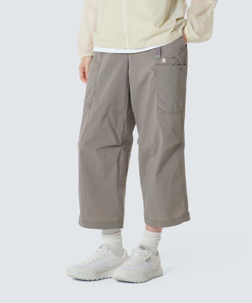 SNOWPEAK APPAREL Root Women'S Cropped Pants (S26Mwrpt53) Vintage Gray