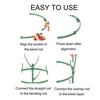 Plant Support Stakes Stackable Monstera Support Stick Planter Insert Stake for Indoor Outdoor Gardening Vine Training Stem Stabilization