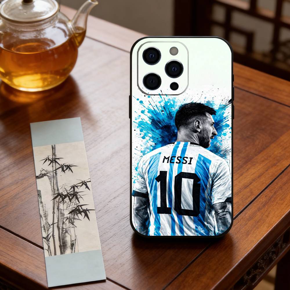 Custodia per Telefono Lionel Messi Silicone Morbido Per IPhone 17 16 15 14 13 12 11 X XR Plus Pro Max Plus