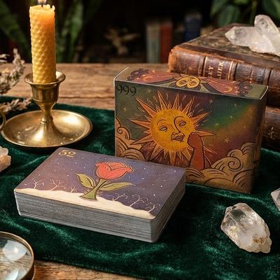 Garden of Lucid Daydreams Oracle Deck - 52 Pcs Surreal Dream Divination Cards for Meditation Double-embossed 9*6cm