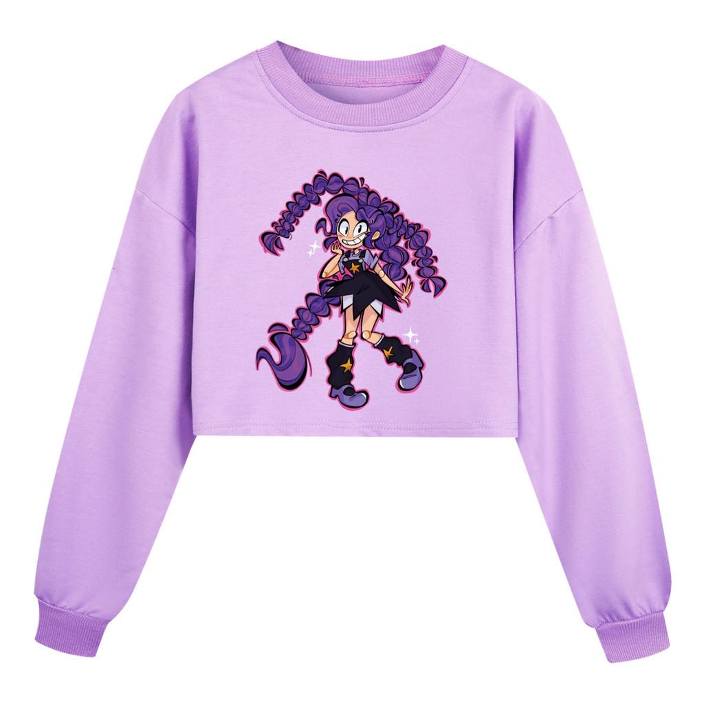 5630 Kids Girls Lily Lovebraids Printed Fashion Casual Breathable Long Sleeves Sweatshirt 110cm