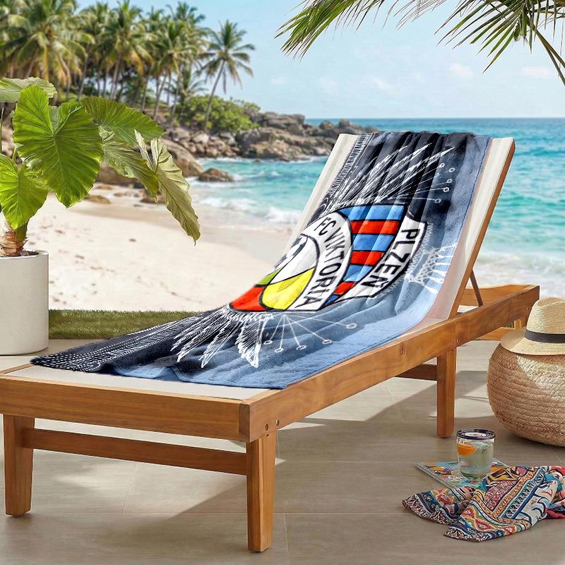 Fc Viktoria Fashion Beach Towel: Ideal for Summer Adventures Soft, Absorbent and Quick Drying Suitable for Swimming and Bathing