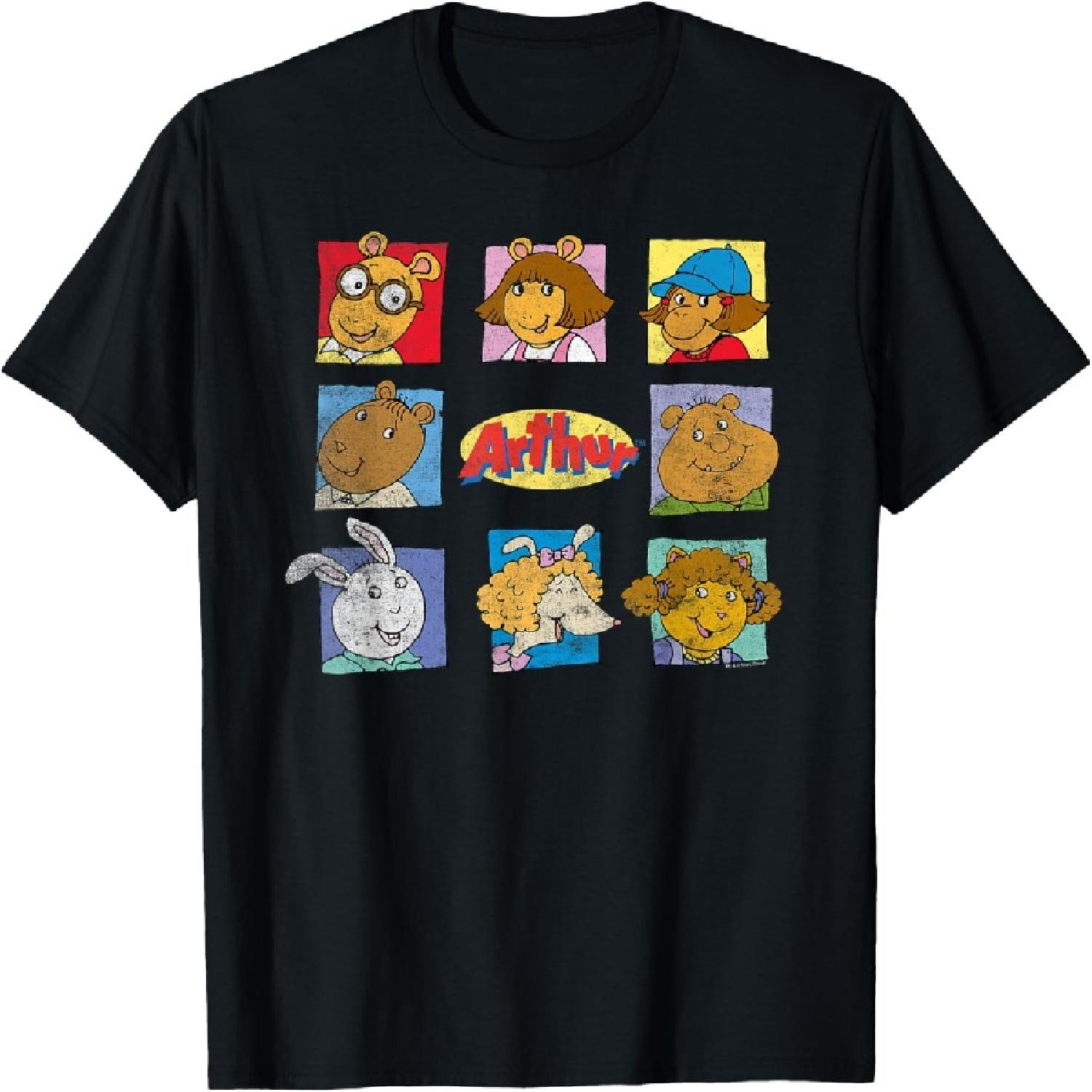 Футболка с логотипом Arthur & Friends в сетку XXXXXL разноцветный