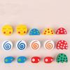 Jigsaw Wooden Montessori Toys Shape Colorful Matching Blocks  Boys and Girls
