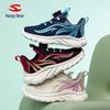 Happy Bear 25 Spring/Autumn Girls' Fly-knit Mesh Button Sports Shoes