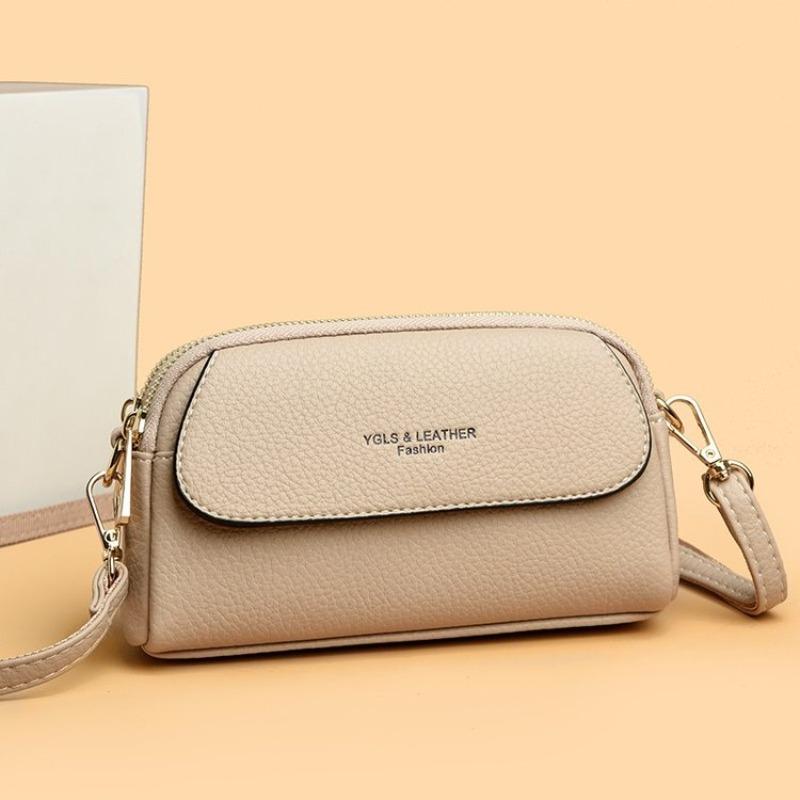 Prosta damska torba listonoszka, codzienna torba crossbody, modna torba na ramię, torebka z miękkiej skóry PU, odpowiednia do codziennego użytku i na zakupy