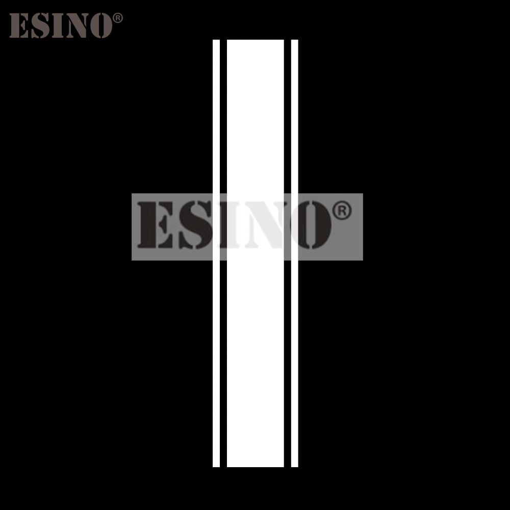 

Hot Selling New Styling Stripe Car Hood Covers Vinyl Sports Decal Head Decorative Sticker Car Accessories 24 cm x 120 cm