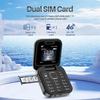 2025 I16 PRO MAX 4G Mini Fold Mobile Phone 2 SIM Card Speed Dial Video Player Magic Voice Blacklist Small Flip Cellphone Type-C