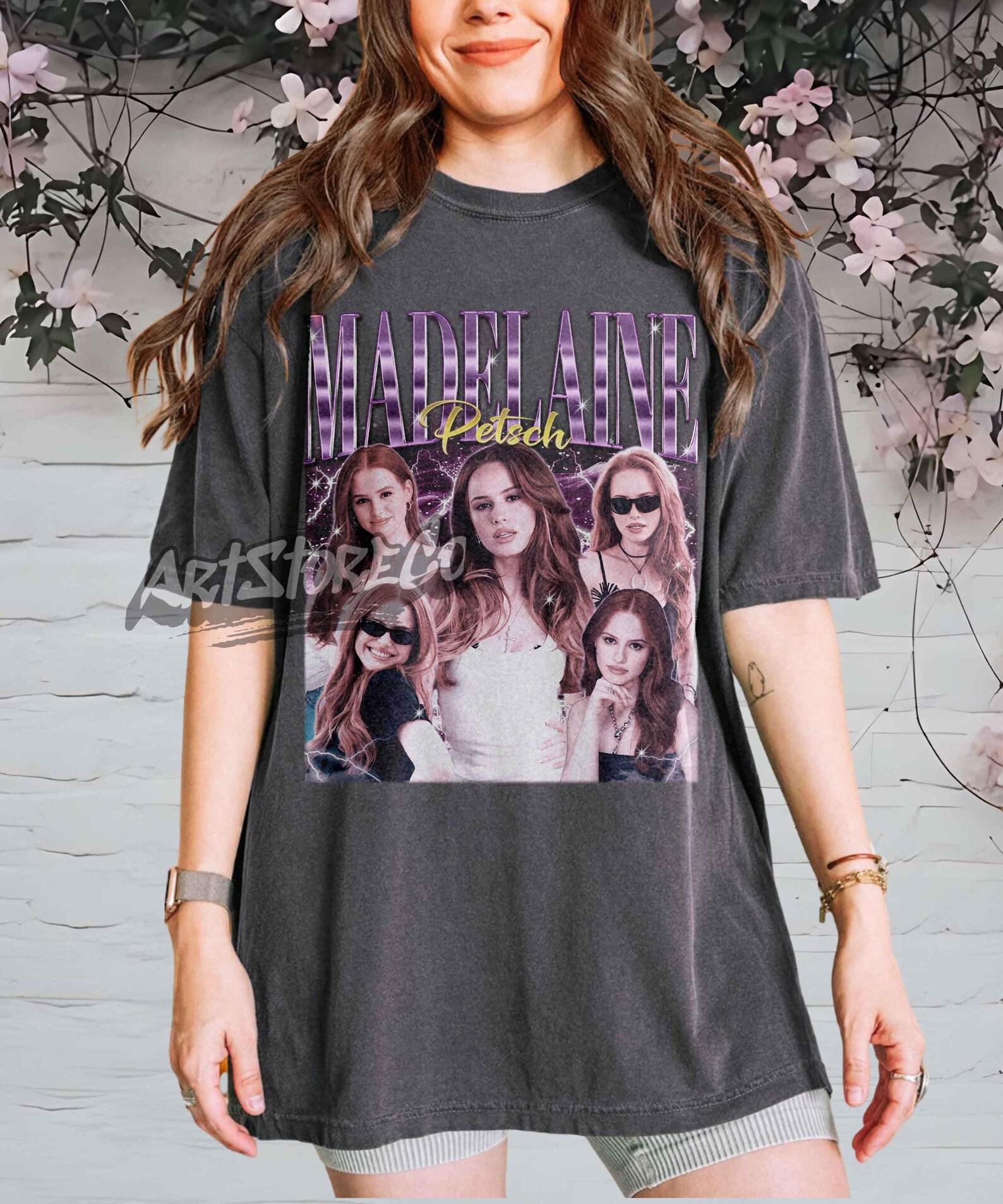 Madeline Petsch Retro Collage Graphic Tee, Vintage Inspired Apparel 3XL