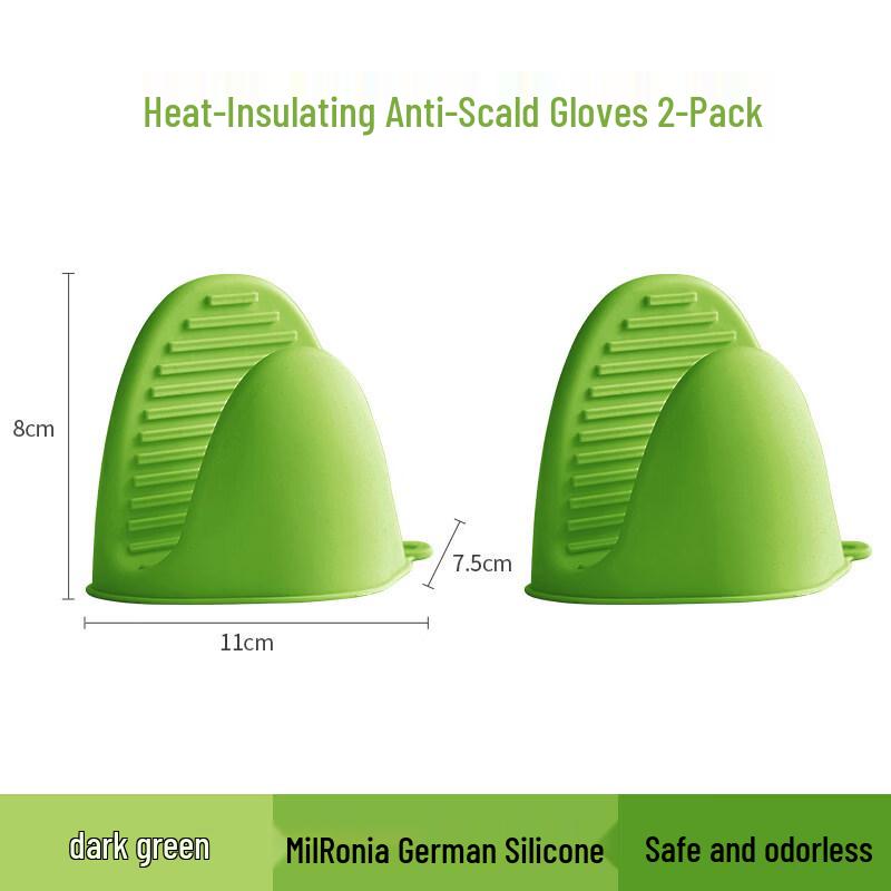 ZISIZ Silicone Thickened Insulated Kitchen Gloves