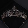 Vintage Barokke Koningin Kroon en Tiara Kristal Strass Kroon Bruids Diadeem Haar Sieraden Bruiloft Haaraccessoires Feest Tiara's