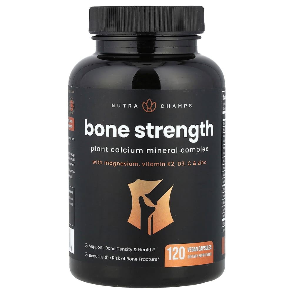 

iHerb Bone Strength Veggie Capsules, 120 Count 120 pcs - 1 ea