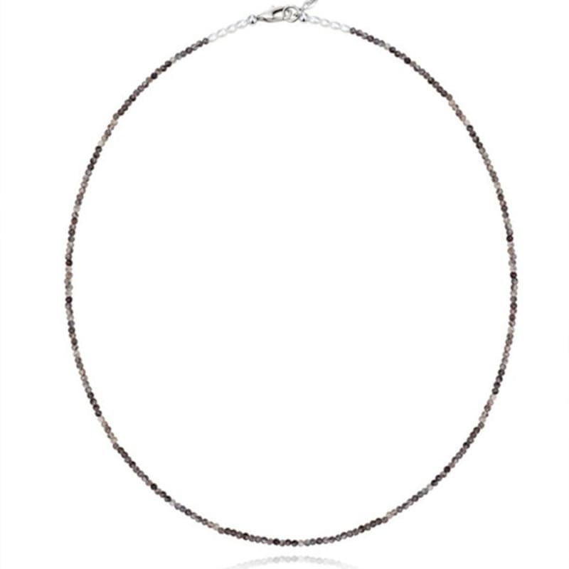 FLIT SAND GEM BALL NECKLACE (BLACK)