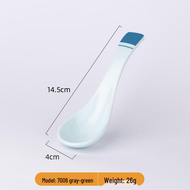 

Melamine Imitation Porcelain Soup Spoon Set