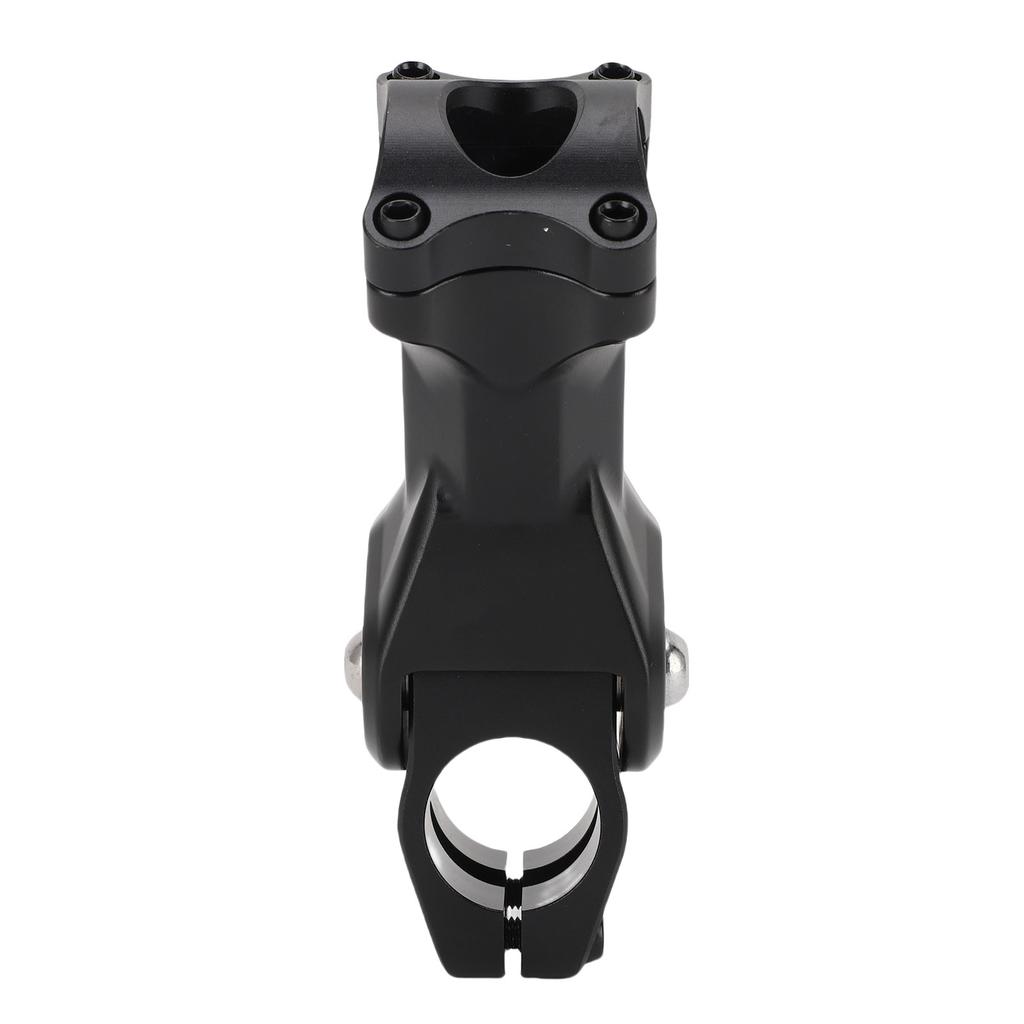 31.8mm Bike Stem Black Aluminum Alloy Shock Absorbing Bicycle Handlebar Stem for Road Bike Mountain Bike