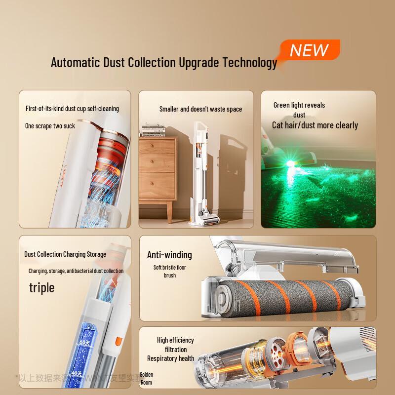 UWANT VC2403 Cordless Smart Self-Emptying Vacuum Cleaner