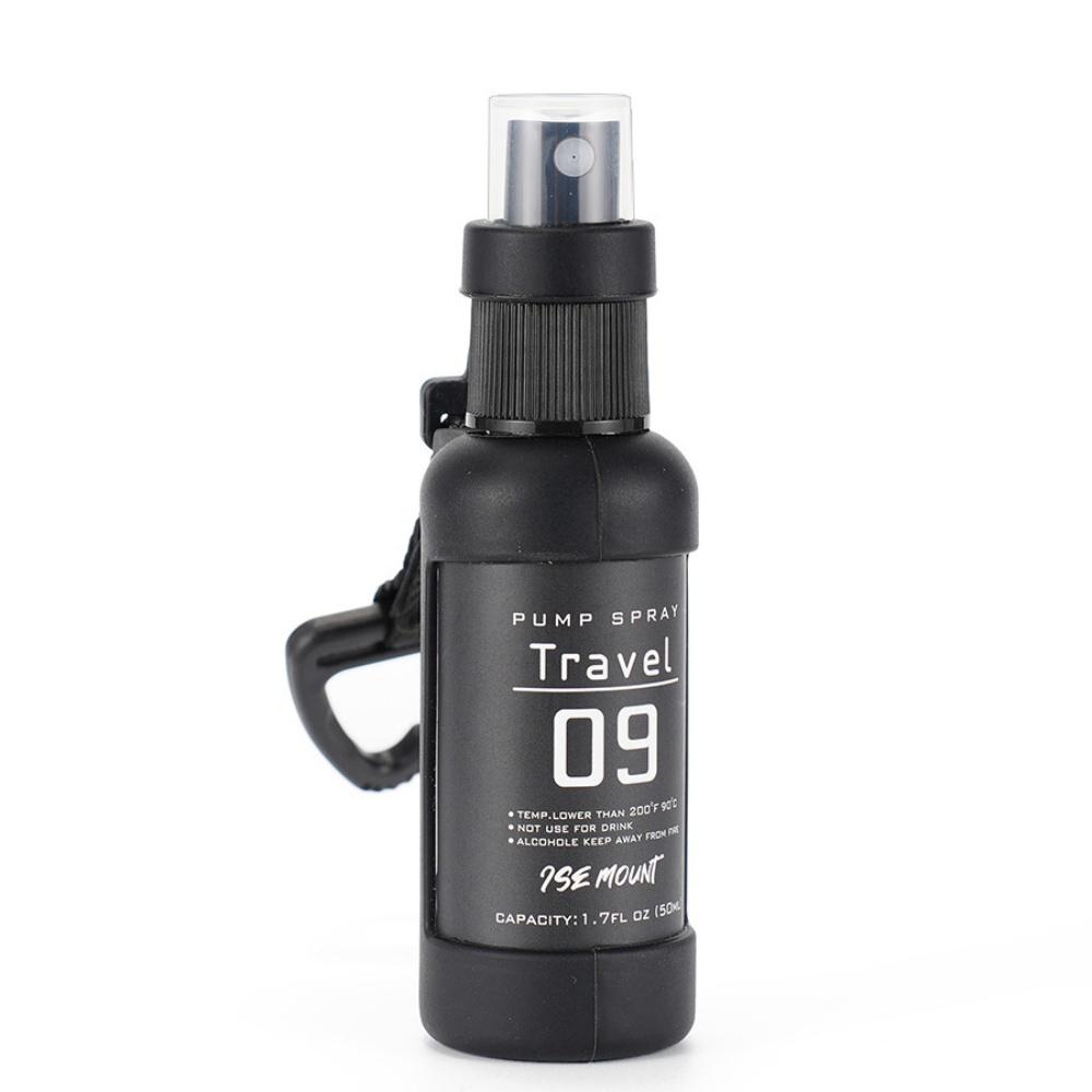 

1PC Outdoor Camping Trip Spray Bottle Alcohol Dispenser Bottle Tactical Portable Spray Bottle 50ml Hiking Accessories Black