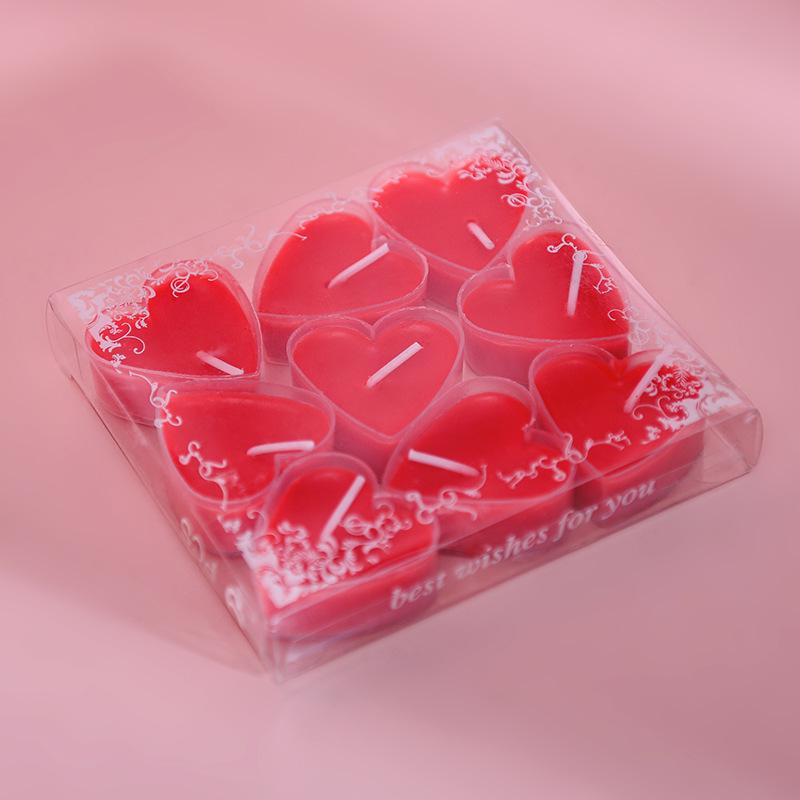 Creative Heart-Shaped Candles for Weddings, Proposals, and Birthdays