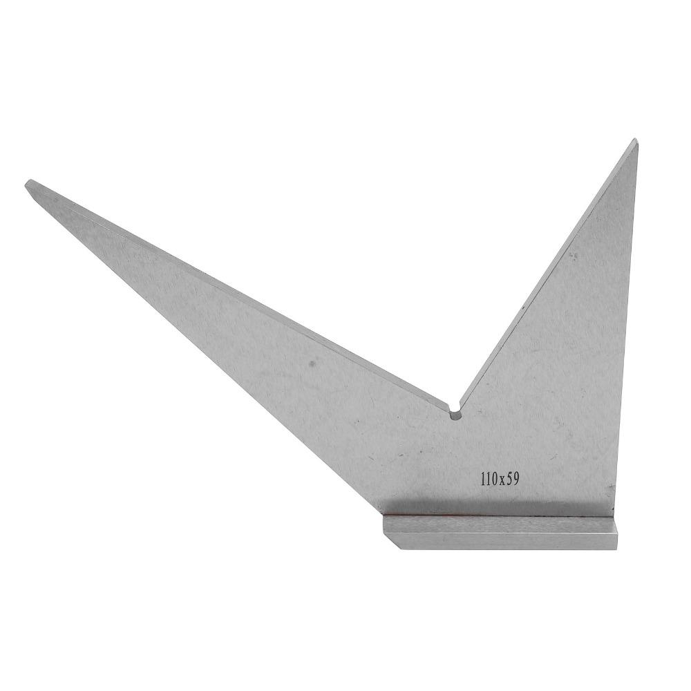 DIN 875/2 Standard Machinist Square Ruler 30 45 90 120 Degree Hardened Steel Square For Machinist
