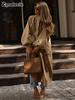 Wool Coat for Women Long Overcoat Autumn Winter