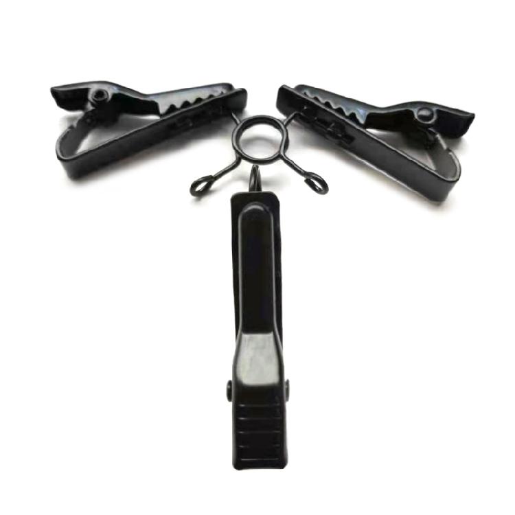 5PCS Mini Clamp Iron Earphone Microphones Clips For T-shirt Collar Clip