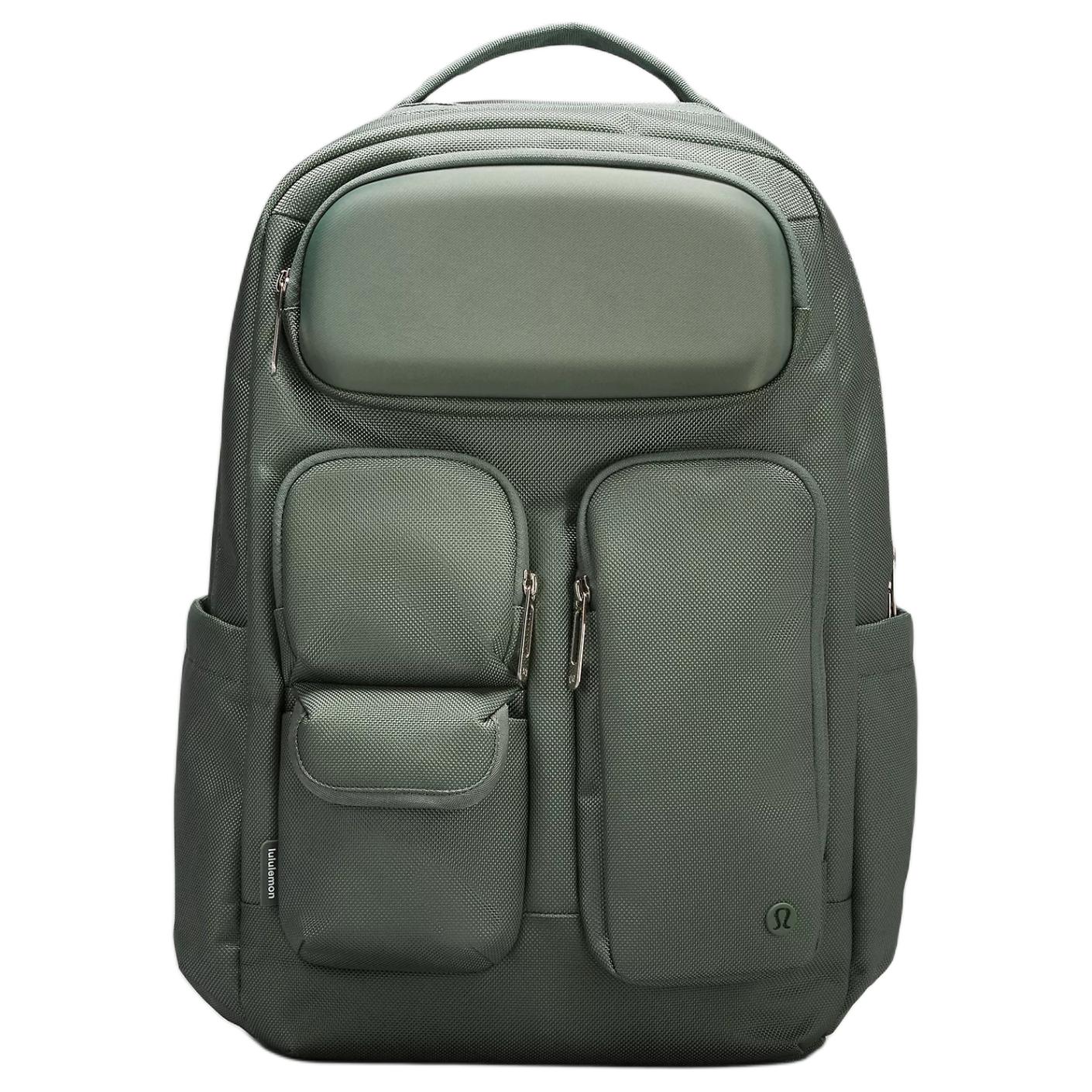

Lululemon Cruiser 23L Multifunctional Pocket Zipper Closure Backpack Men Backpack Gray Eucalyptus LM9AQ0S-064762 Gray Eucalyptus
