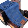Jeans Homme Stretch Décontracté Polyvalent Taille Moyenne Coupe Ample Été Grande Taille Pantalon Homme