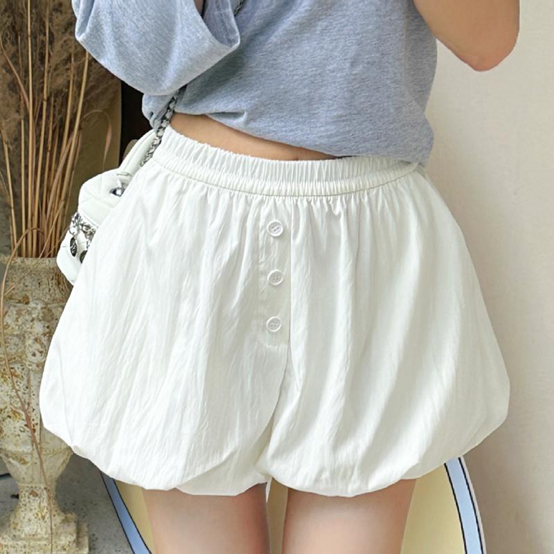 

Pleated Half Skirt Pants For Women s Summer A-line Cloud Fluffy Cake Skirt For Women s Pants XL