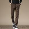 Spring New Korean Fashion Straight Tube Casual Pants Corduroy Casual Pants Men's Light Business Pants Men's Wear