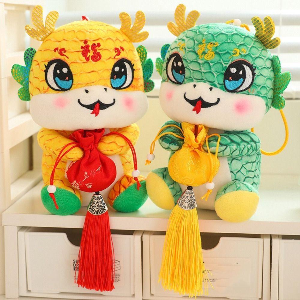 Soft 2025 Snake Year Dolls Cute Car Hanging Decor Fashion Plush Snake Figure  Gift