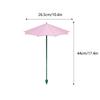 3PCS Small Outdoor Plant Sunscreen Umbrella Mini Sunscreen Umbrella Sun Shade 26.5cm Garden Umbrella Shade With Stake