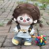 1 set Jeans 20cm Cotton Doll Clothes White T-shirt No Attribute Doll Clothes  Children's Gift