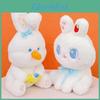 Little Cucu Sitting White Rabbit Plush Toy For Kids Girls Boys Gift