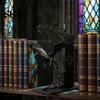 Unique Dragon Decor for Office Flying Bookshelf Light, Decorative Bookend Light & Desk, Iron Book Ends Sculpture Support, Heavy Duty Organizer