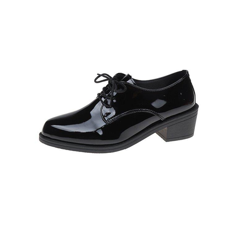 

Женская весенняя новая черная обувь на платформе, женские мокасины, туфли-лодочки, дизайнерские повседневные кожаные оксфорды, zapatos mujer 35