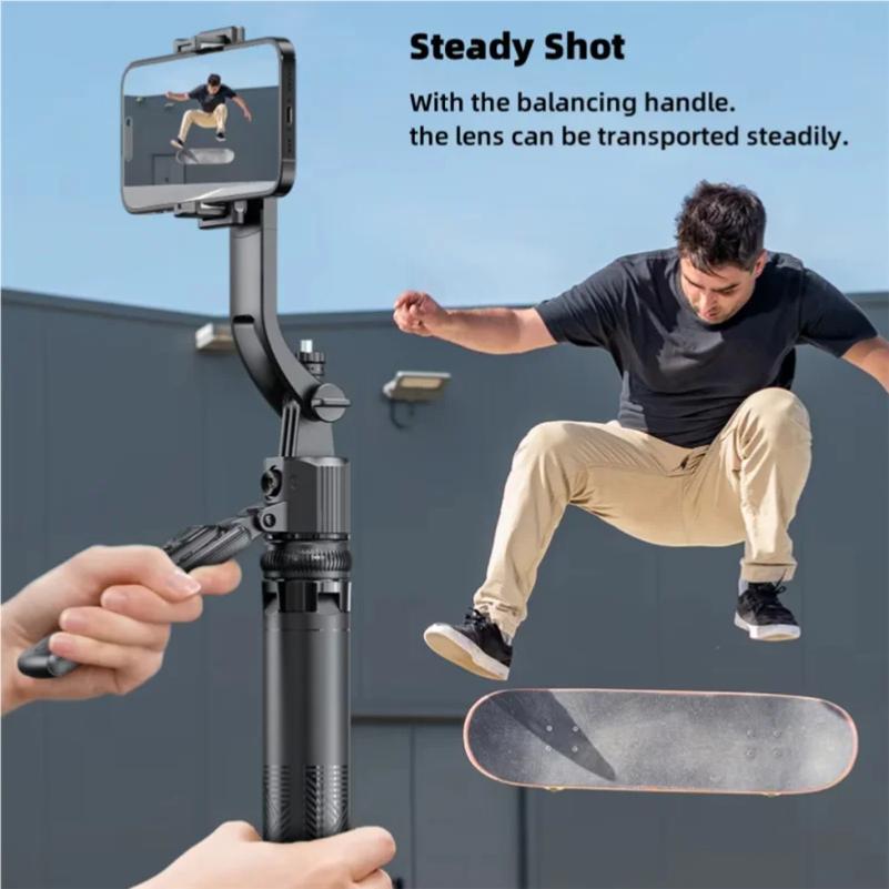 1.62m AI Follow-Up Selfie Stick Fully Automatic With Bluetooth Remote Intelligent  Anti Shake Pan Tilt Handheld Gimbal