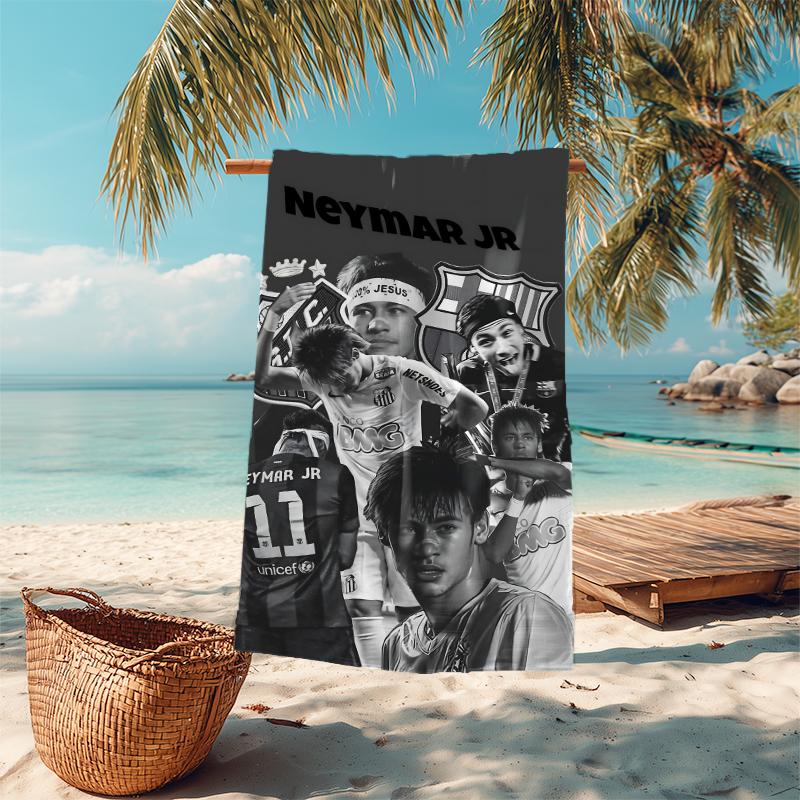 1pc Football Family Bond Microfiber Quick Dry Beach Towel Absorbent Soft Oversized Sand Free Towel for Travel Pool Gym Swimming Yoga 20a109
