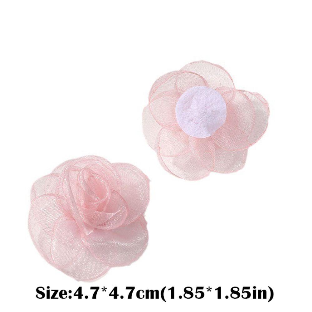 5 pcs Weaving Mesh Earring Material Handmade Clothing Accessories New Hair Clip Accessory