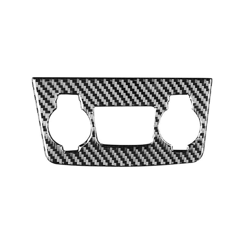 

Наклейка-накладка на крышку прикуривателя консоли автомобиля, аксессуары из углеволокна, черные, для Hyundai Sonata 2011 2012 2013 2014