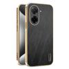 KADEM For Xiaomi Redmi A5 4G (171.7mm)/Poco C71 4G Case Electroplating Silk Texture PU+TPU Phone Back Cover