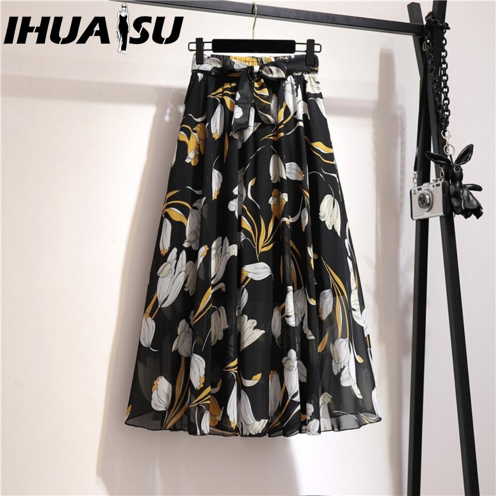 IHUASU 17 цветов Женская модная повседневная летняя весенняя юбка one size