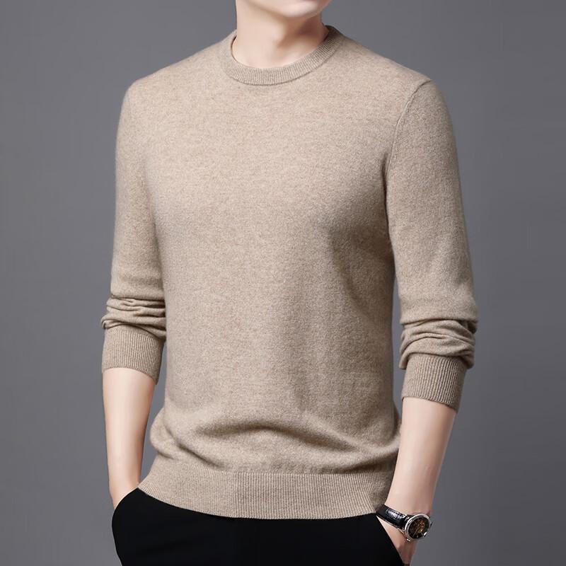 Antonio Men's 100% Cashmere Crew Neck Sweater