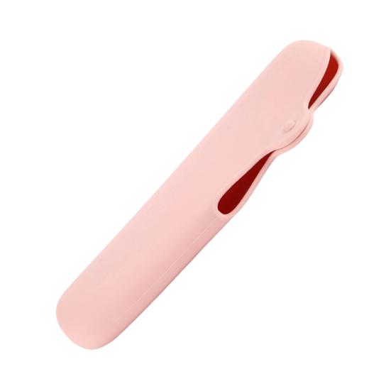 

Тримач для спонжів для макіяжу Компактний органайзер з циркуляцією повітря Спонж Нековзна основа Розмір Силіконова коробка Швидке висихання рожевий