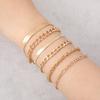 Jewelry 6-Piece Set, Simple Twist Snake Slice Chain, Personalized Thick Chain Bracelet