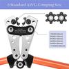 A84E-HX-50B Crimping Pliers Bare Terminal Copper Nose Crimping Pliers Cable Crimping Pliers 6-50Mm Yellow
